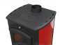 Preview: EEK A+ Kaminofen Modena 4.0 rot mit 7,4 kW